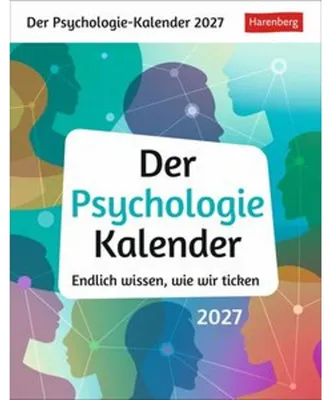 Obrázok produktu pre Psychologický kalendár – Denný kalendár na rok 2027 – Konečne pochopte, ako fungujeme