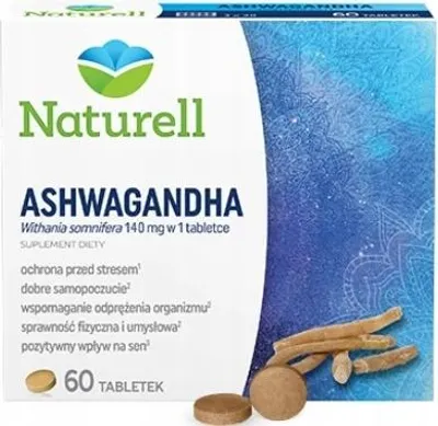 Produktbild von Naturell Ashwagandha 60 Tabletten - Langfristig!