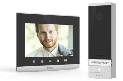 Immagine prodotto di Videocitofono con monitor touchscreen - Sistema di intercomunicazione cablato a 2 fili e Wi-Fi