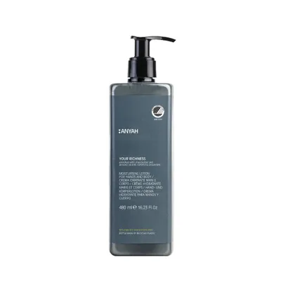 Produktbild von ANYAH Bodylotion 480 ml – Vegan, für trockene & empfindliche Haut - nicht nachfüllbar