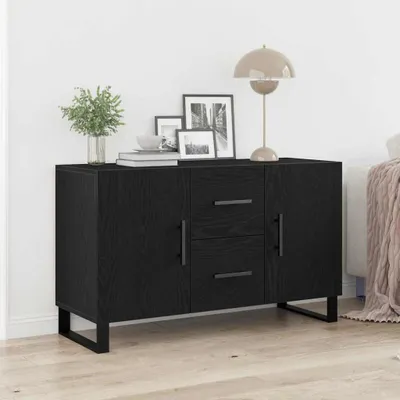 Zdjęcie produktu dla vidaXL Kredens o wyglądzie czarnego dębu 100 x 36 x 60 cm materiał drewnopochodny