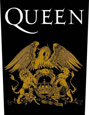 Obrázek produktu pro Queen - Crest - nášivka RO1356 (jedna velikost) (černá/žlutá/bílá)