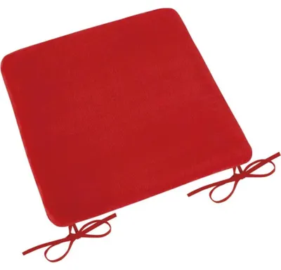 Produktbild von Glattes Sitzkissen Korall micro - 40x40 cm - Rot