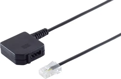 Produktbild von Western-Stecker 8/4 / TAE U-Buchse 0,2m