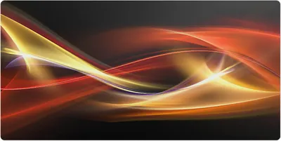Produktbild von Abstrakte Wellen– Schreibtischunterlage – Schreibtisch Tischunterlage – 120x60 cm – Unterlage Groß Schreibtischmatte