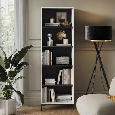 Immagine prodotto di Libreria Vicco Eliza Bianco 60 x 180 cm con 5 scomparti, Model 56420