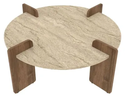 Produktbild von CALICOSY -  Couchtisch mit runder Platte D90 cm - AUREL