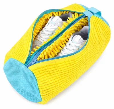 Immagine prodotto di INF Doppio Sacchetto per Lavatrice Scarpe - Proteggi le Tue Scarpe! Giallo