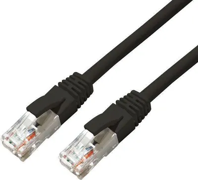 Produktbild von Microconnect MC-UTP6A20S, 20 m, Cat6a, U/UTP (UTP), RJ-45, RJ-45, Schwarz