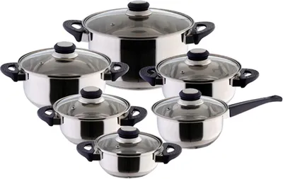 Produktbild von Kochtopf-Set Karin Edelstahl 6-teilig