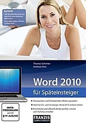 Produktbild von Word 2010 für Späteinsteiger