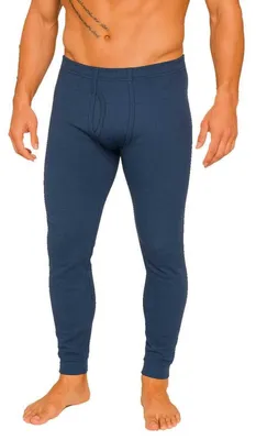 Produktbild von Herren Unterhose Thermo Funktionsunterhose lange Unterhosen; Jeansblau/M