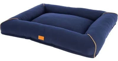 Zdjęcie produktu dla Kosz Jerome  Ciemnoniebieski / Koniakowy  90 × 70 × 10 cm