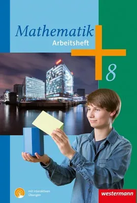 Obrázok produktu pre Mathematik 8. Arbeitsheft mit interaktiven Übungen. Rheinland-Pfalz, Saarland