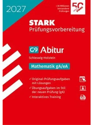 Produktbild von STARK Mathematik gA/eA - Abitur 2027 Schleswig-Holstein - Prüfungsvorbereitung