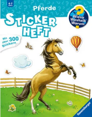 Produktbild von Wieso? Weshalb? Warum? Stickerheft:  Pferde
