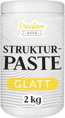 Produktbild von Creative Dtúrovacia pasta Smooth 2 kg | Biely tmel na akrylové maľovanie | Modelovacia pasta na umelecké projekty, akrylové farby, pre domácich majstrov, 3D efekty, textúry | Jednoduchá aplikácia paletovým nožom