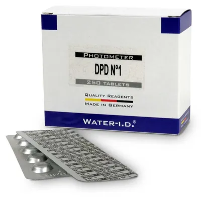 Produktbild von 250 Stk. DPD 1 Photometer Tabletten (25 Streifen)
