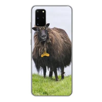 Produktbild von MuchoWow® Handyhülle Schutzhülle Hülle für Samsung Galaxy S20 Plus Schafe - Braun - Meer Silikon Softcase Handy Hülle - Hartschale