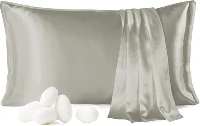 Image de Housse de couette en soie naturelle, 100% soie de mûrier pure, 22 momme