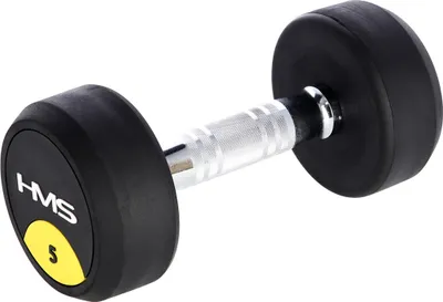 Zdjęcie produktu dla HMS HG Pro 5 kg gumowana hantla jednoręczna