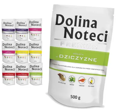 Zdjęcie produktu dla Dolina Noteci Premium Saszetki 10x500g Mokra Karma Dla Psa Mix 5 Smaków