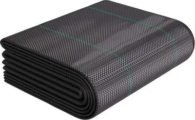 Productafbeelding van Famanu onkruidvlies, 20 m² - Waterdoorlatend, scheurbestendig en UV-bestendig - 10 m x 2 m