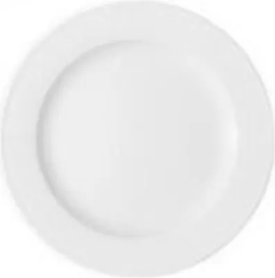 Produktbild von Teller Bonn - 25 cm flach Porzellan weiß 6 Stück.