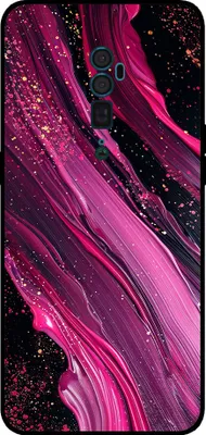Produktbild von Smartphonica Telefon Fall geeignet für Oppo Reno 10X Zoom mit Marmor-Druck - TPU zurück Abdeckung Fall Marmor-Design - lila rosa
