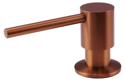 Produktbild von Pure.Sink Elite Steel Shine Einbau-Seifenspender, PVD-Kupfer, von oben nachfüllbar, PS9010-62
