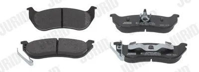 Produktbild von JURID 573683J Bremsbeläge Satz Hinten für JEEP CHEROKEE (KJ) WRANGLER II (TJ)
