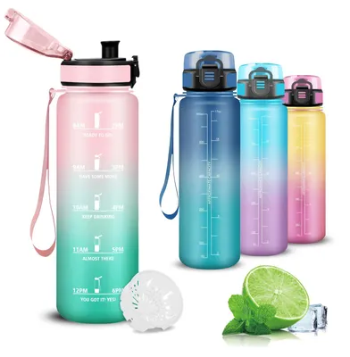Produktbild von Mujigaga 500ml Kinder Trinkflasche auslaufsicher für Schule &