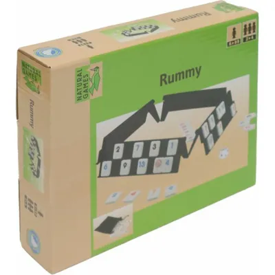 Produktbild von Natural Games Rummy, 106 Steine