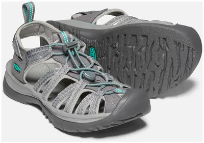 Produktbild von Keen Whisper Medium Grey/Peacock Green Größe EU 40