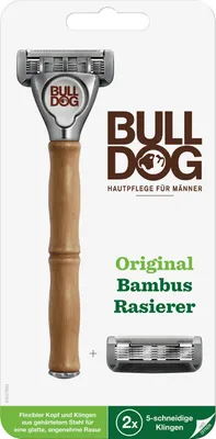 Produktbild von Bulldog Original Bamboo Rasierer + 2 Ersatzköpfe