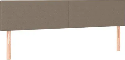 Produktbild von vidaXL Kopfteile Taupe 200x5x78/88 cm Stoff