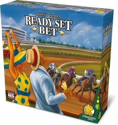 Productafbeelding van Ready Set Bet: Partyspel, deductiespel voor 2-9 spelers, vanaf 10 jaar, speelduur 45-60 minuten, in het Duits