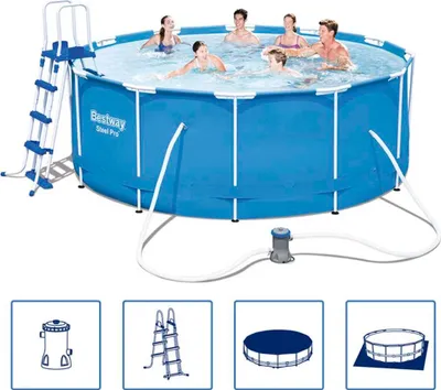 Produktbild von Frame Pool Komplett-Set Ø 366 x 122 cm