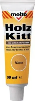 Produktbild von Molto Holzkitt Weiß 75 g Reparaturspachtel Löcher füllen