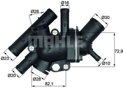 Produktbild von Behr Thermot-Tronik Thermostat, Kühlmittel  Ti 134 88