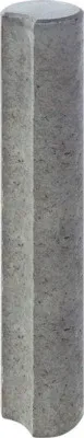 Produktbild von Rundpalisade iMount mit Hohlkehle grau 11 cm x 100 cm