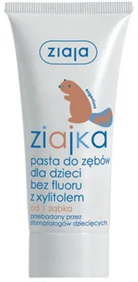 Zdjęcie produktu dla Ziajka Pasta do zębów dla dzieci z xylitolem 50 ml
