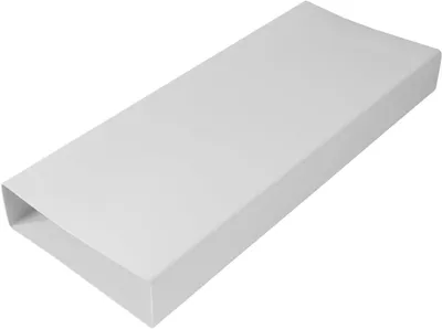 Imagen del producto de Conducto de ventilación rectangular, de 204 x 60 mm, 50 cm de largo, para la circulación de aire