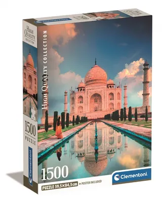 Obrázek produktu pro Clementoni – 1500p Taj Mahal – 59,2 x 84,3 cm – Mit Poster