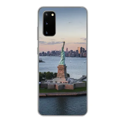 Produktbild von MuchoWow® Handyhülle Schutzhülle Hülle für Samsung Galaxy S20 New York - Freiheitsstatue - Skyline Silikon Softcase Handy Hülle - Bild