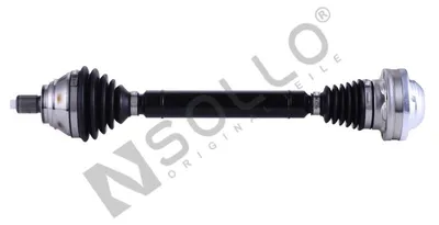 Obrázok produktu pre Hriadeľ pohonu Sollo, predný pravý, pre VW, ŠKODA, SEAT, AUDI, 3C0407272BD, 1K0407272CR, pre modely OCTAVIA II, SUPERB II, A3, GOLF V, PASSAT B6 Variant, CADDY III