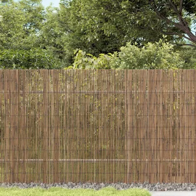 Produktbild von Möbel Gartenzaun 500x90 cm Schilf - Metallzäune 365753