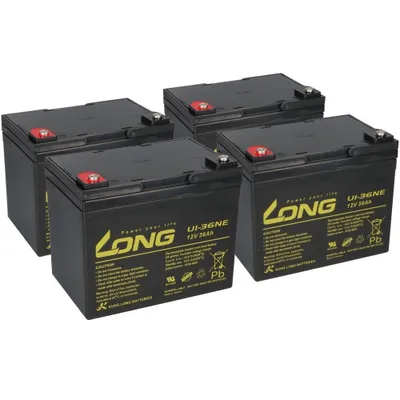 Produktbild von Ersatzakku für Proflex DS800 4x 12V (48V) 36Ah Zyklenfest AGM Long