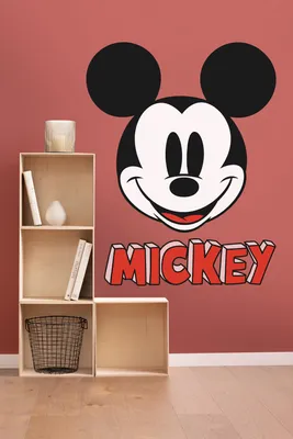 Produktbild von Komar Vlies Fototapete selbstklebend und konturgeschnitten "Michey Smile XXL" - Größe: 127 x 200 cm (Breite x Höhe) - 1 Stück
