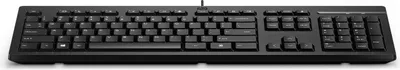 Produktbild von HP 125 Kabelgebundene Tastatur, Volle Größe, Kabelgebunden, USB, Membran Key Switch, Schwarz